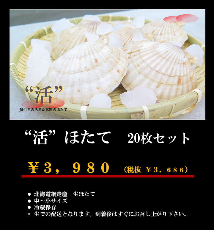 活ホタテ