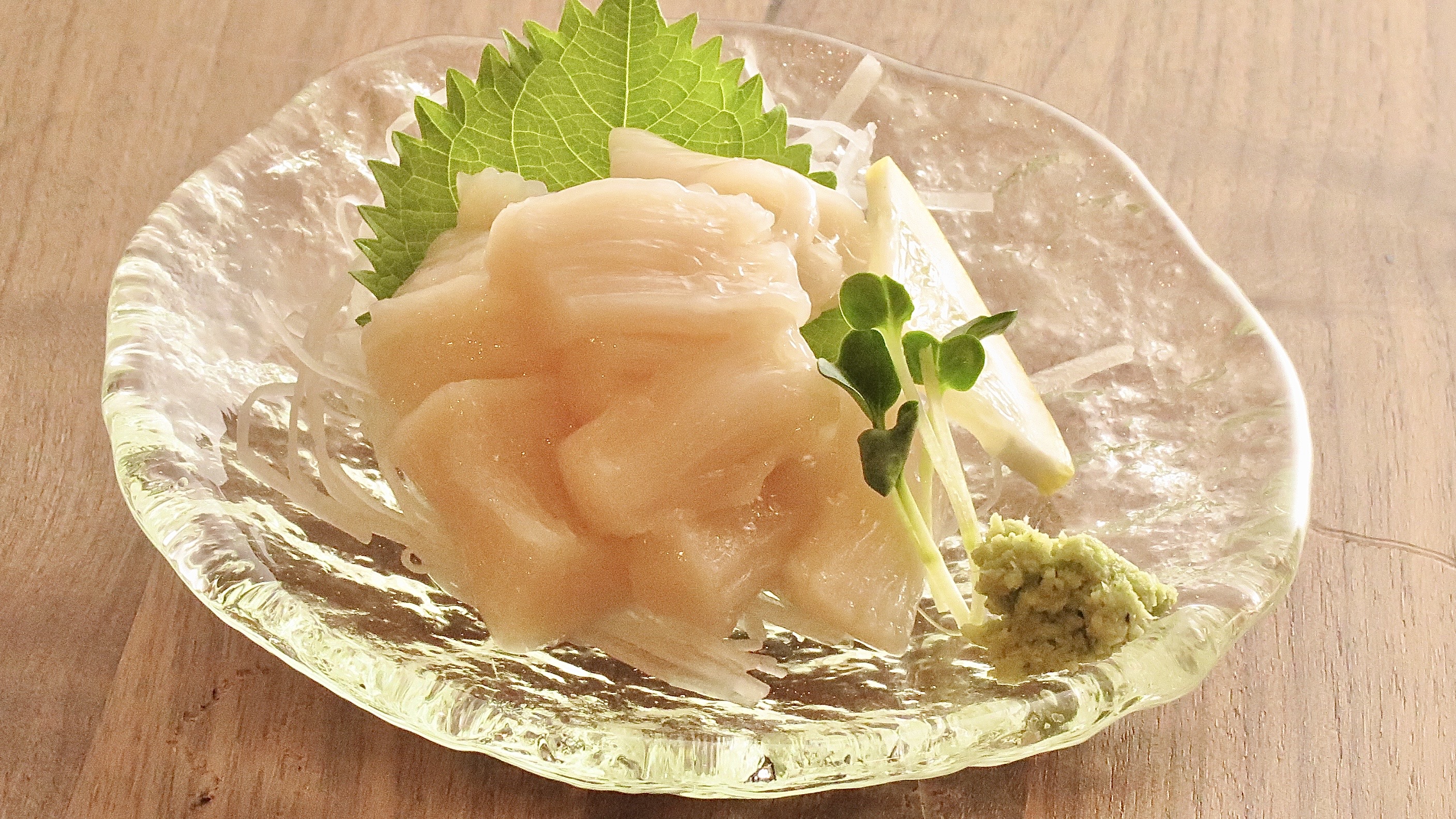 ホタテ刺身